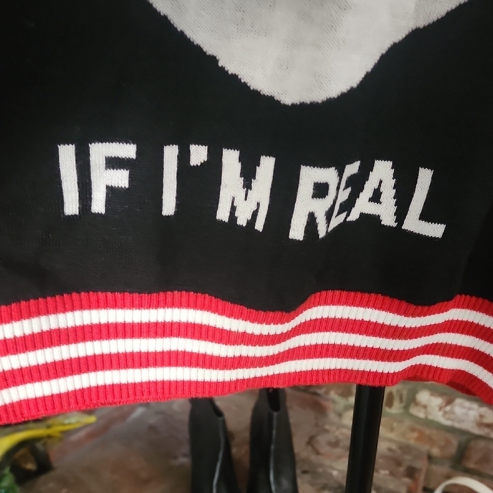 NWT Tipsy Elves Ask Your Mom If I’m Real Santa Christmas Sweater Mens M - Picture 3 of 13